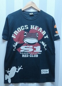 2-9889A/参丸一FROGS HEART 半袖Tシャツサンマルイチ 送料200円 