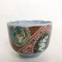 色絵　蕎麦猪口　骨董品