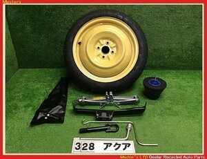 【送料無料】NHP10 アクア G 前期 純正 スペアタイヤ セット T125/70D16 4穴-100 テンパータイヤ