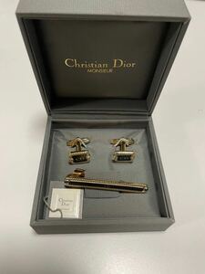 Christian Dior Monsieur ディオール ネクタイピン カフス タイピン セット クリスチャンディオール ヴィンテージ 状態良