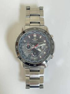 稼働品 CASIO EDIFICE EQW-M1000D TOUGH SOLAR カシオ エディフィス タフソーラー クロノグラフ メンズ 腕時計 1スタ 1円スタート