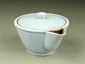 【宇】BB143 唐物 鈞窯 朱泥宝瓶 煎茶道具