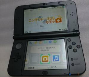 良好 new 3DSLL メタリックブラック 本体のみ 