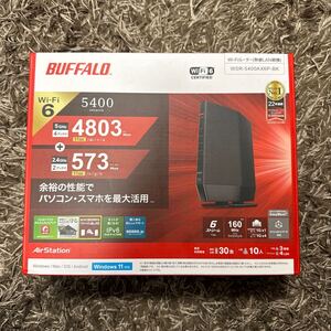 新品未使用品 【未開封】無線LANルーター WSR-5400AX6P BUFFALO