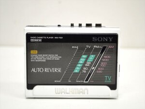 KM629●ジャンク品●SONY ソニー WALKMAN　カセットウォークマン WM-F501　本体のみ　動作未確認