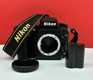 # Nikon D750 FX デジタルカメラ 一眼レフカメラ ボディ シャッター、フラッシュOK 動作確認済 バッテリー付 ニコン