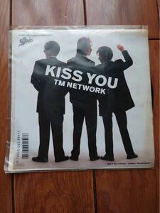 【ジャンク扱い】TM NETWORK EPレコード KISS YOU/SIDE B SELF CONTROL