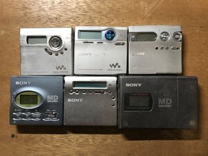 SONY MZ-N920 MZ-N910 他 ソニー MDプレーヤー WALKMAN MDウォークマン レコーダー 6点セット◆ジャンク品 [0728MP]