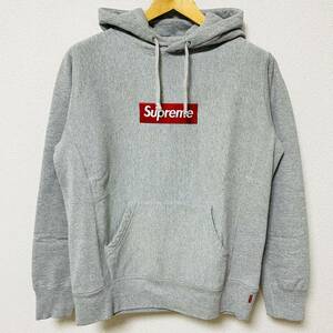 Supreme Box Logo Pullover Hooded Sweatshirt Heather Grey S 11aw 2011年 ヘザーグレー ボックスロゴ プルオーバー スウェットシャツ