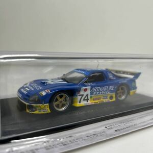 アシェット 1/43 ルマン24時間レースカーコレクション MAZDA RX-7 1994年 #74 マツダ アートネイチャー FC3S LM ミニカー モデルカー