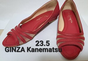 GINZA Kanematsu★フラットパンプス サンダル 23.5