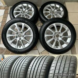 【美品★バリ山】横浜発 205/55R16 AUDI アウディ 純正 A3 A4 A6スポーツバック6.5J+46 5H-PCD112 品番:8V0601025BM 4本セット