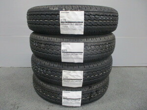 新品4本■送料込み￥13,900～■145/80R12LT 80/78N■ブリヂストンK370■軽バン軽トラエブリーキャリーハイゼットサンバーNバンバモスホビオ