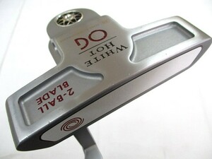 ★即決　MCパター装着！　ホワイトホット OG 2-BALL BLADE TOUR LINED　34インチ