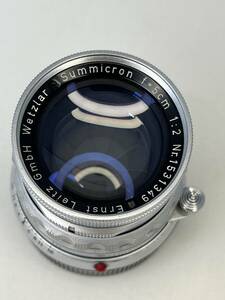 【M82】Leica Summicron f=5cm Nr.1531349 Ernst Leitz GmbH Wetzlar Mマウント Germany ドイツ製 オールドレンズ