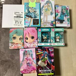 初音ミクフィギュアセット　タイトーオンライン限定　タイクレ限定Winter Live チョコミントパールver シトロンマカロンver. ブータ等