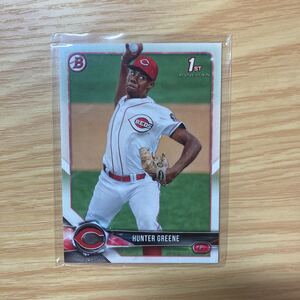 2018 Bowman Hunter Greene paperカード