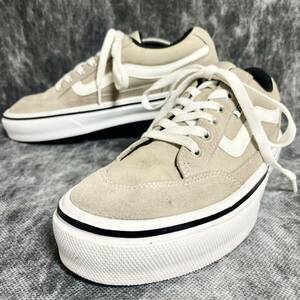 VANS バンズ ローカット スニーカー FALKEN ファルケン V3830SC ウォーキングシューズ グレージュ 25.5cm ＊EH