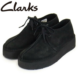 Clarks (クラークス) 26174019 Trek Wedgeトレック ウエッジ レディースシューズ Black Sde CL110 UK5-約24.0cm
