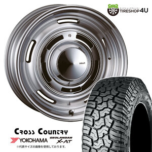 4本セット クリムソン ディーンクロスカントリー CROSSCOUNTRY 17x7.0J 10/108/114.3 +38 GRAY YH ジオランダーXAT G016 245/65R17 WL RAV4