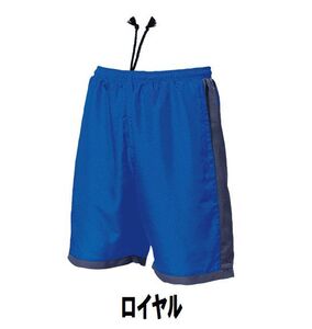 1999円 新品 レディース メンズ バトミントン ハーフ パンツ 青 ロイヤル Sサイズ 子供 大人 男性 女性 wundou ウンドウ 3680