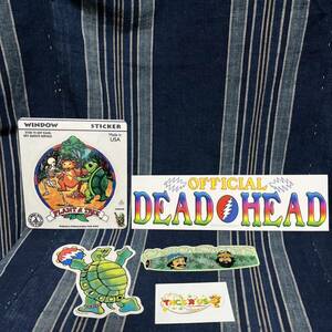 sticker set grateful dead cheech & chong tokyo hemp connection thc ステッカー 70年代 70s グレイトフルデッド デッドベア アメリカ製