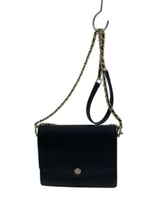 TORY BURCH◆ショルダーバッグ/PVC/BLK/無地