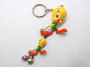 LOONEY TUNES トゥイーティ 2連キーホルダー ロープ ルーニー・テューンズ キーホルダー キーチェーン フィギュア 雑貨 アメ雑