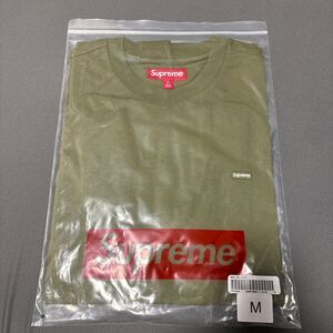 Supreme シュプリーム Small box logo Long sleeve Tee 2023fw 新品 正規品 未使用 シャツ 長袖シャツ M サイズ Olive オリーブ 緑 LS