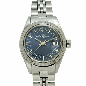 値下げ ROLEX ロレックス 6924 Oyster Perpetual Date オイスターパーペチュアル ブルー 1970年代 自動巻き J58801