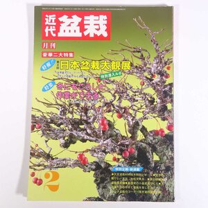 月刊 近代盆栽 No.88 1985/2 近代出版 雑誌 盆栽総合誌 園芸 ガーデニング 植物 特集・日本盆栽大観展 冬にもこうした作業ができる ほか