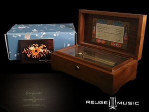 【江】スイス製 REUGE MUSIC リュージュミュージック 木製オルゴール CH4/50 4曲 スイ 箱付き 古美術品(楽器クラシック)X15 CTmcgf UB65lmn