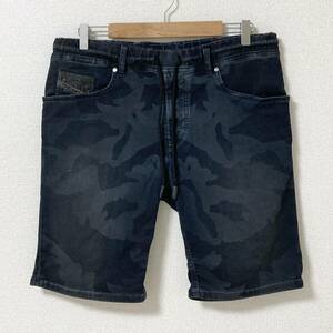 DIESEL Jogg Jeans WAYKEE SHORT-NE ジョグジーンズ カモフラ ショートパンツ メンズ W32 ディーゼル ショーツ ハーフパンツ 4040178