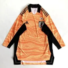 Adidas 日本代表 ゴールキーパー ユニフォーム L オレンジ 黒 JFA