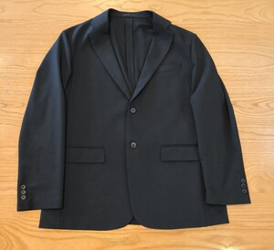 UNIQLO ユニクロ 感動ジャケット XL BLACK 【中古美品】 