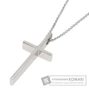 TIFFANY&Co. ティファニー メトロクロス ネックレス K18ホワイトゴールド レディース 中古