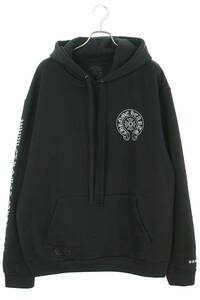 クロムハーツ WWW.CHROMEHEARTS.COM HOODIE サイズ:XL オンライン限定ホースシューバックプリントプルオーバーパーカー 中古 SJ02