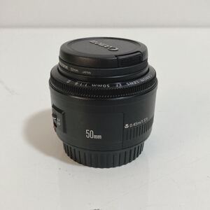 Canon キャノン EF 50mm 1:1.8 Ⅱ f1.8 カメラレンズ 単焦点 一眼レフカメラ 動作未確認 ジャンク扱い