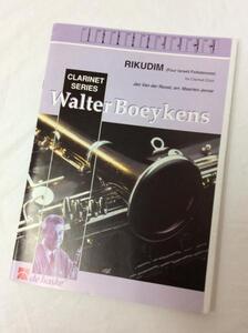 u35066 輸入譜 RIKUDIM CLSRINET SERIES Walter Boeykens 中古