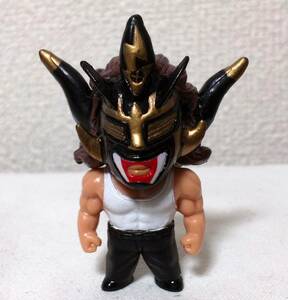 獣神サンダーライガー 黒 フィギュア 新日本プロレス 覆面レスラー キン肉マン ケシ ソフビ スーパースター列伝 タイガーマスク プロ格 W