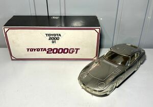 TOYOTA トヨタ 2000GT ボンドカー シガレットケース 旧車 昭和レトロ 煙草グッズ 金属製 置物 小物入れ ビンテージ アンティーク 箱付き