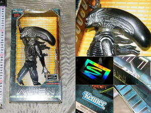 x品名x 箱テープ止め未使用な感じ品 c 1997年HASBRO Kenner エイリアンALIEN 可動アクション人形フィギュア約30cm弱♪当時物SF映画 宇宙人