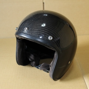 ◆カーボン 579g バンディットヘルメット ジェット◆ 検 ジェッペル カーボンヘルメット BANDIT HELMETS BUCO ヴィンテージ オールド