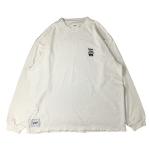 ダブルタップス 24SS Wtaps OBJ 03 LS COTTON ロングTシャツ 241ATDT-CSM15 長袖 3 L