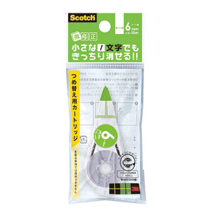 まとめ得 3M Scotch スコッチ 修正テープ 微修正 交換用カートリッジ 6mm 3M-SCPR-6NN x [5個] /l