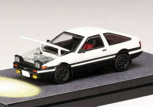 Hobby JAPAN 1/64 トヨタ スプリンター トレノ GT APEX (AE86) 頭文字D with 秋山渉 (エンジン搭載モデル) (HJ641052DC)