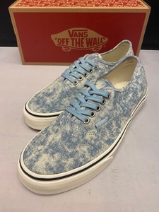 【新品】VANS AUTHENTIC DENIM DESTROY WINTER SKY/MARSHMALLOW US10.0 28.0㎝ バンズ オーセンティック デニム デストロイ ブルー