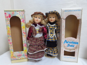 PORCELAIN DOLLS 人形 2体