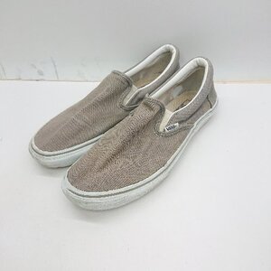 ◇ VANS ヴァンズ V98CLA スリッポン サイズ表記なし グレー メンズ E