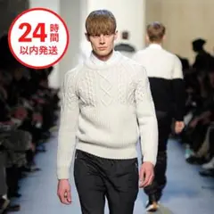 13-14AW KRIS VAN ASSCHEケーブルニット